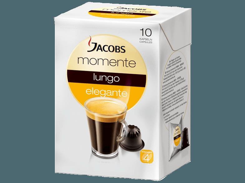 JACOBS 914351 Momente Lungo Elegante 10 Kapseln Kaffeekapseln Lungo Eleganto (Intensität 4) (Nespresso®)