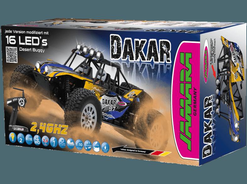 JAMARA 053290 Dakar 1:10 EP Deser Buggy Blau, Gelb