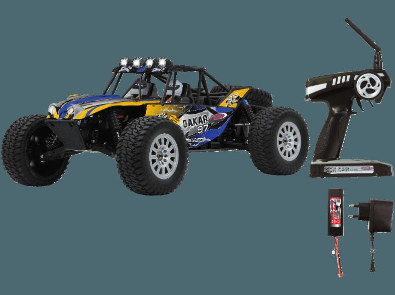 JAMARA 053292 Dakar Desert Buggy 1:10 Blau, Gelb