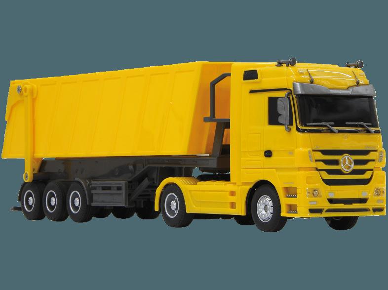 JAMARA 403646 Mercedes Actros Kipper 1:32 Gelb