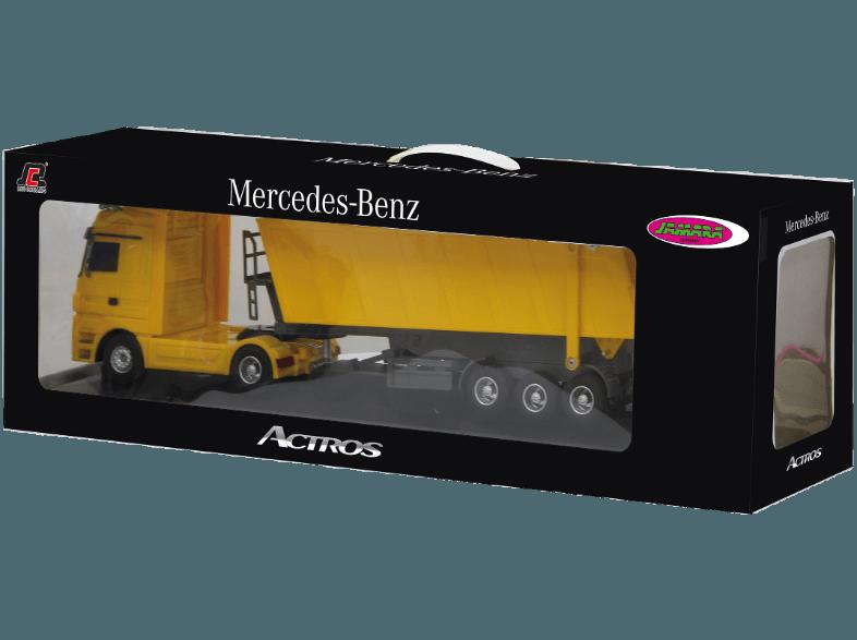 JAMARA 403646 Mercedes Actros Kipper 1:32 Gelb