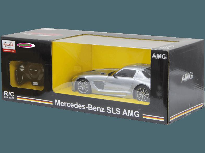 JAMARA 404141 Mercedes SLS AMG BS 1:18 Silber