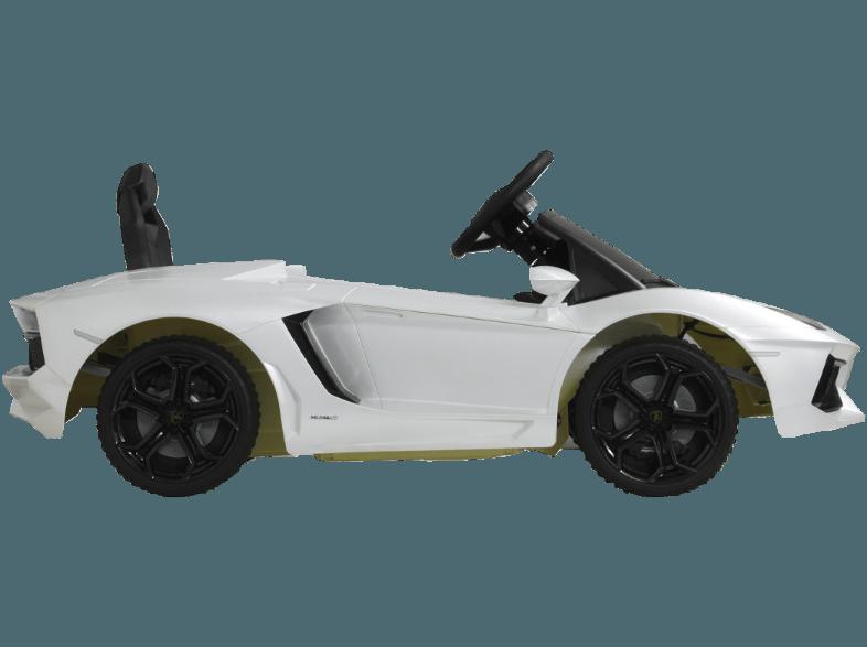 JAMARA 404603 Lamborghini Aventador Kinderfahrzeug Weiß