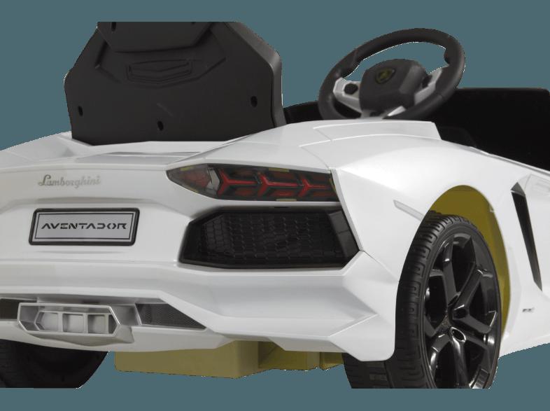 JAMARA 404603 Lamborghini Aventador Kinderfahrzeug Weiß