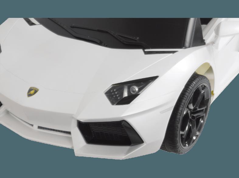 JAMARA 404603 Lamborghini Aventador Kinderfahrzeug Weiß