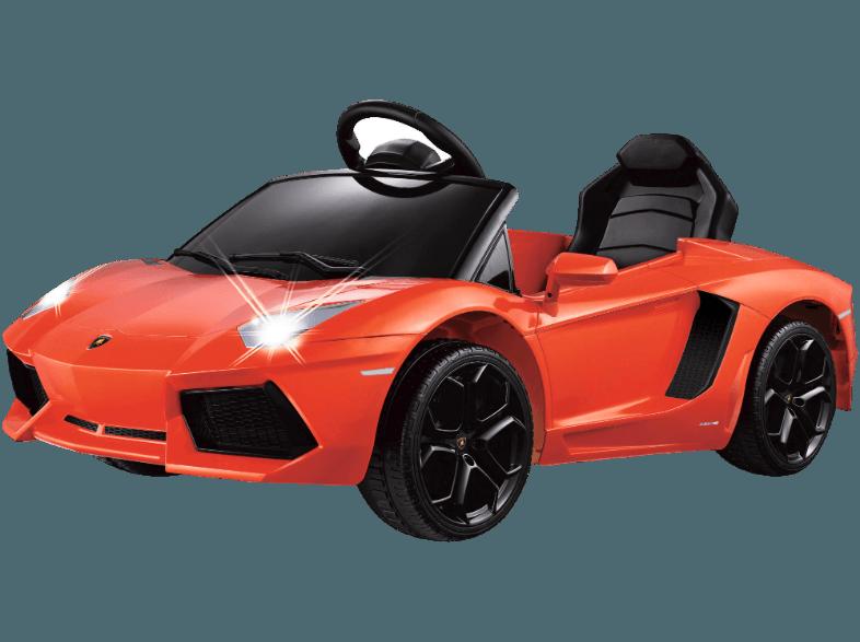 JAMARA 404605 Lamborghini Aventador Kinderfahrzeug Orange