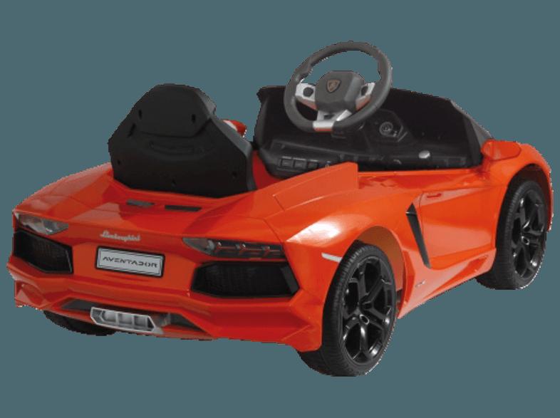 JAMARA 404605 Lamborghini Aventador Kinderfahrzeug Orange