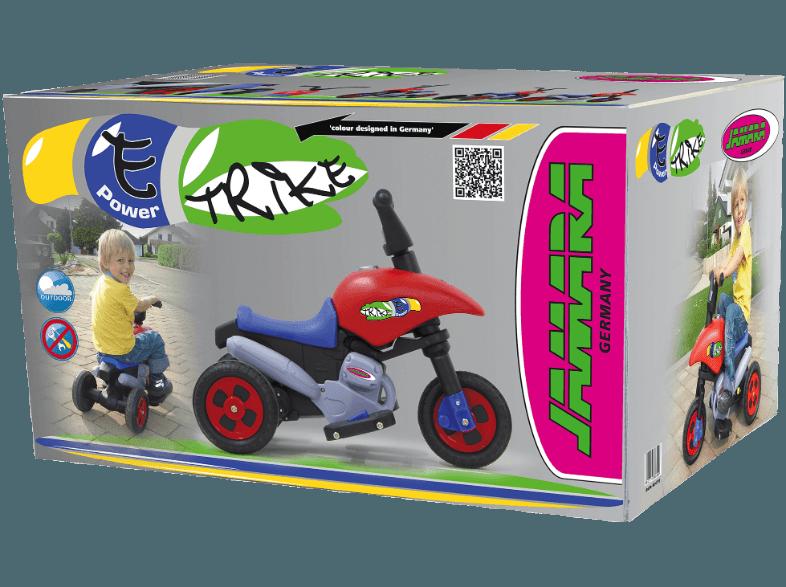 JAMARA 404771 E-Trike mit Richtungsschalter Kinderfahrzeug Rot