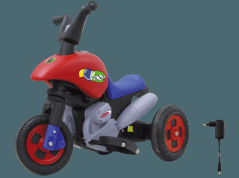 JAMARA 404771 E-Trike mit Richtungsschalter Kinderfahrzeug Rot