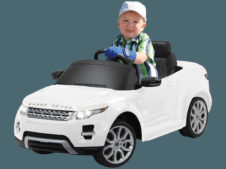 JAMARA 404775 Land Rover Evoque Kinderfahrzeug Weiß