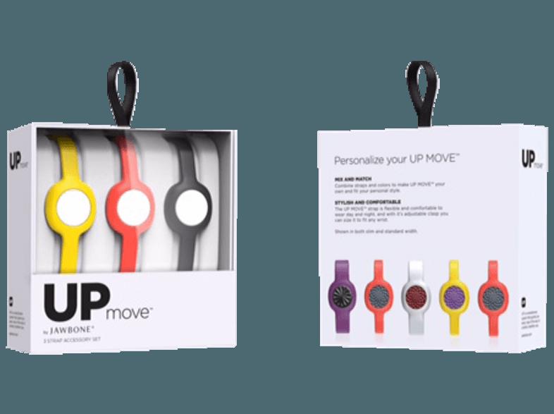 JAWBONE UP MOVE STRAP Zubehör 3er Set onyx/yellow/ruby  (), JAWBONE, UP, MOVE, STRAP, Zubehör, 3er, Set, onyx/yellow/ruby, ,