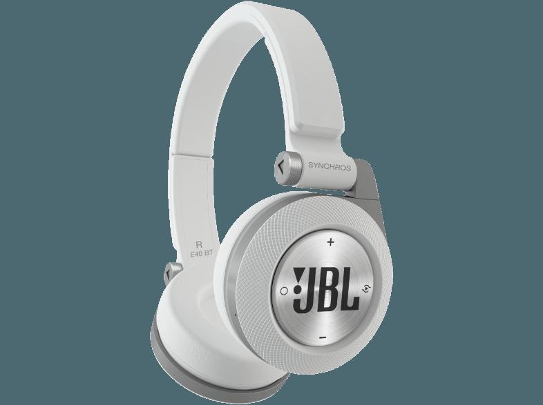 JBL E40 BT Kopfhörer Weiß, JBL, E40, BT, Kopfhörer, Weiß