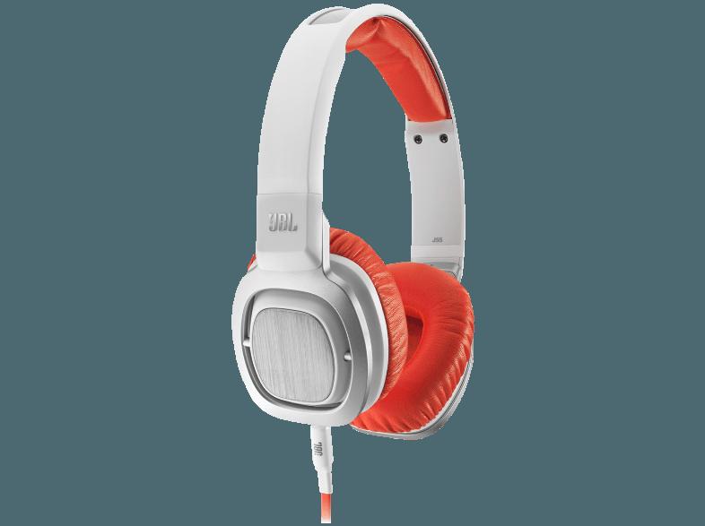 JBL J55i Kopfhörer Weiss/Orange