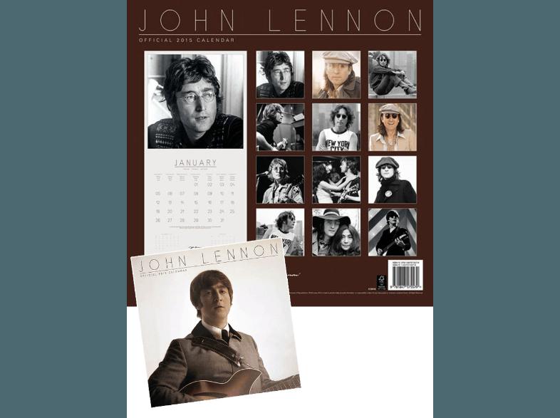 John Lennon Musik Kalender 2015 30x30 cm
