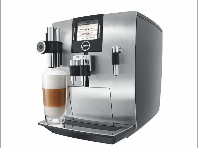 JURA 13649 IMPRESSA J9.4 Espresso-/Kaffee-Vollautomat (Aroma -Mahlwerk, 2.1 Liter, Silberminium)