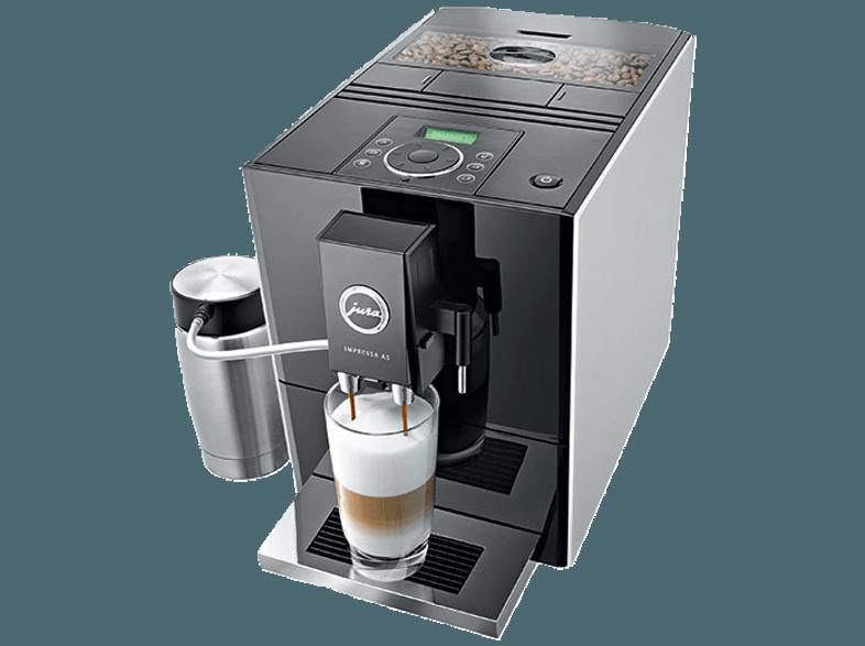 JURA 13663 IMPRESSA A5 One Touch Espresso-/Kaffee-Vollautomat (Aroma -Mahlwerk, 1.1 Liter, Platin)