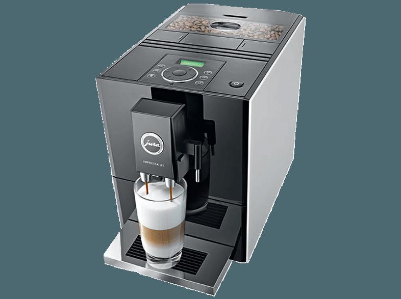 JURA 13663 IMPRESSA A5 One Touch Espresso-/Kaffee-Vollautomat (Aroma -Mahlwerk, 1.1 Liter, Platin)