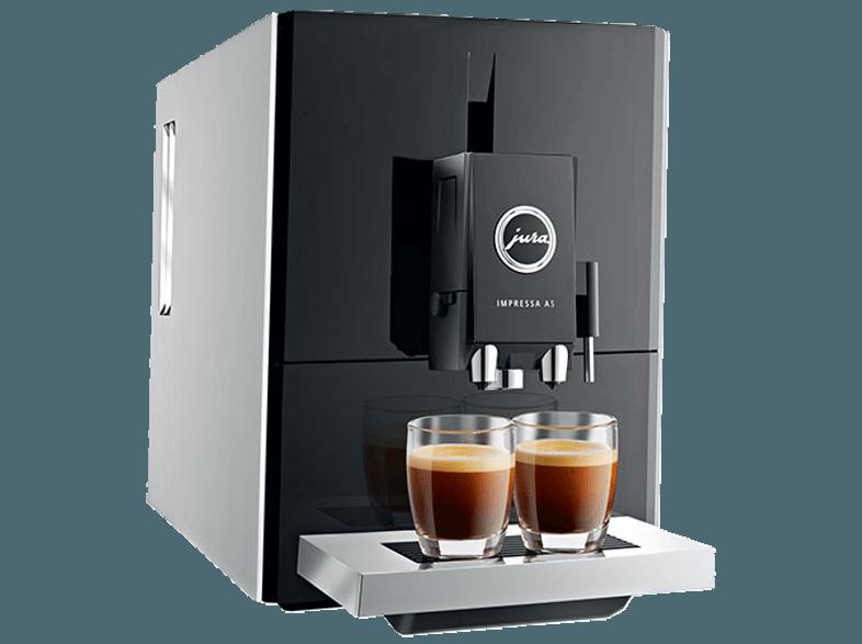 JURA 13663 IMPRESSA A5 One Touch Espresso-/Kaffee-Vollautomat (Aroma -Mahlwerk, 1.1 Liter, Platin)