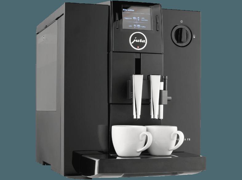 JURA 13731 IMPRESSA F8 TFT Espresso-/Kaffeevollautomat (Aroma Mahlwerk, 1.9 Liter, Schwarz)