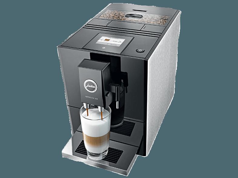 JURA 15018 IMPRESSA A9 Espresso-/Kaffee-Vollautomat (Aroma -Mahlwerk, 1.1 Liter, Platin), JURA, 15018, IMPRESSA, A9, Espresso-/Kaffee-Vollautomat, Aroma, -Mahlwerk, 1.1, Liter, Platin,