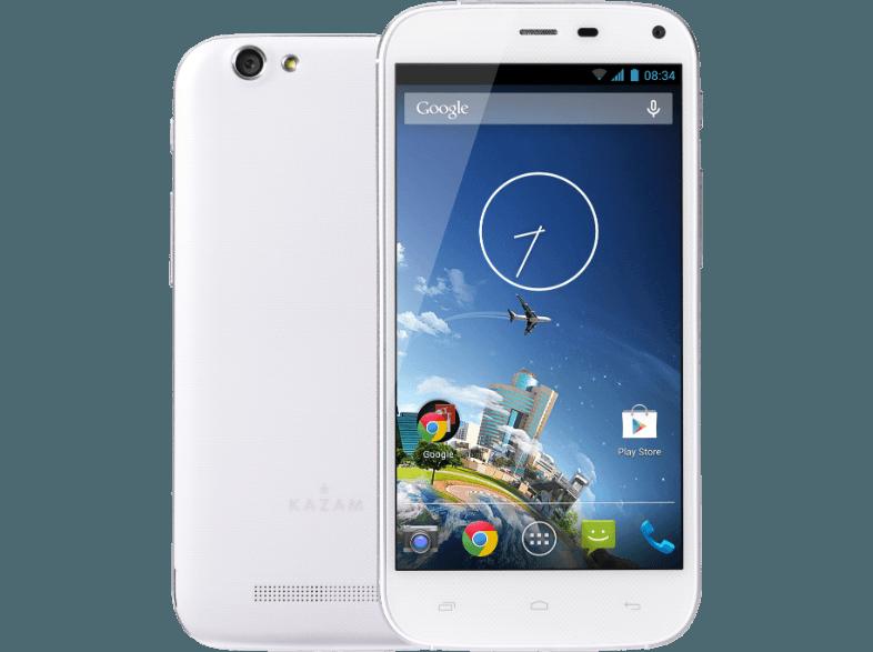 KAZAM Thunder 2 5.0 4 GB Weiß Dual SIM