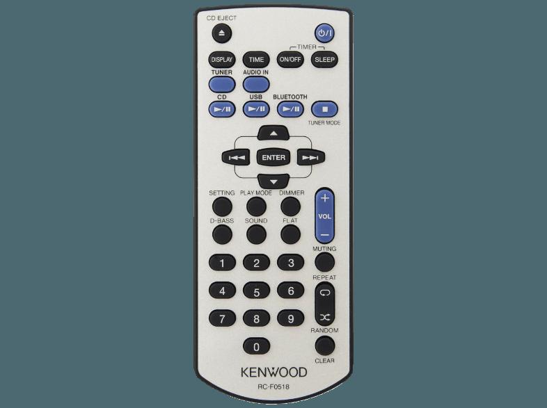 KENWOOD K-575BT B Komponentensystem (CD DA, CD-R, CD-RW, Schwarz)