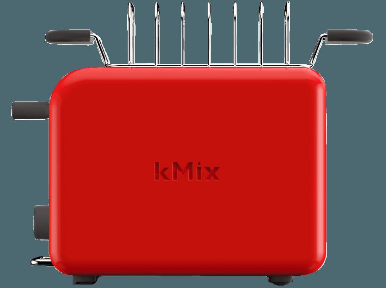 KENWOOD TTM020RD kMix Toaster Vermillionrot (900 Watt, Schlitze: 2)