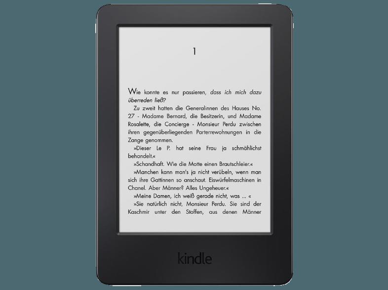 KINDLE Ebook Reader 6 Zoll 4 GB WLAN und Micro-USB E-Book Reader Schwarz