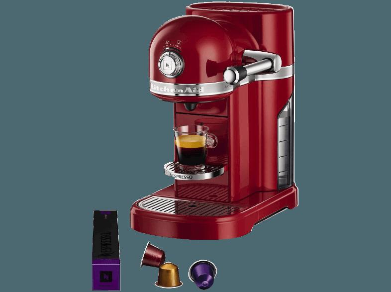 KITCHENAID 5KES0503ECA Nespresso Kapselmaschine Empire Red, KITCHENAID, 5KES0503ECA, Nespresso, Kapselmaschine, Empire, Red