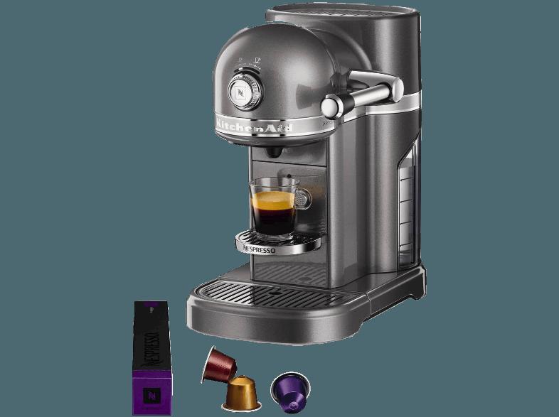 KITCHENAID 5KES0503EMS Nespresso Kapselmaschine Medallion Silver