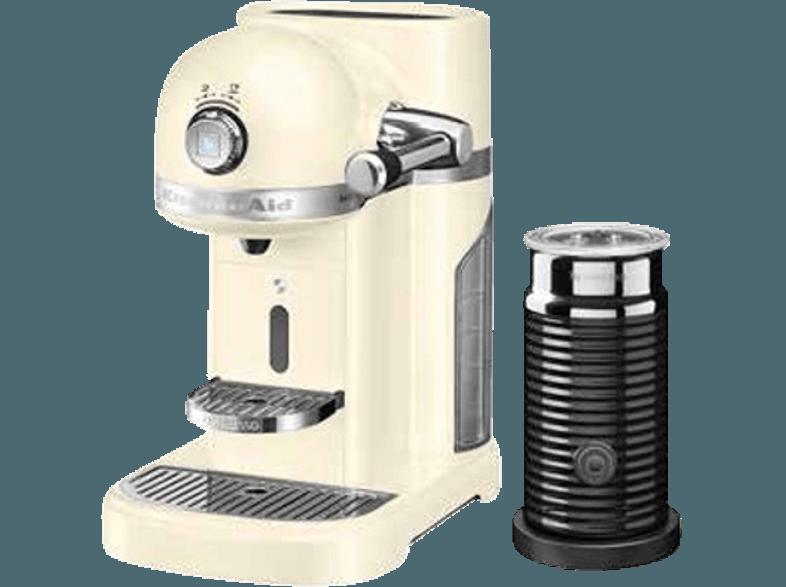 KITCHENAID 5KES0504EAC/4 Nespresso Kapselmaschine mit Aeroccino Almond Cream, KITCHENAID, 5KES0504EAC/4, Nespresso, Kapselmaschine, Aeroccino, Almond, Cream