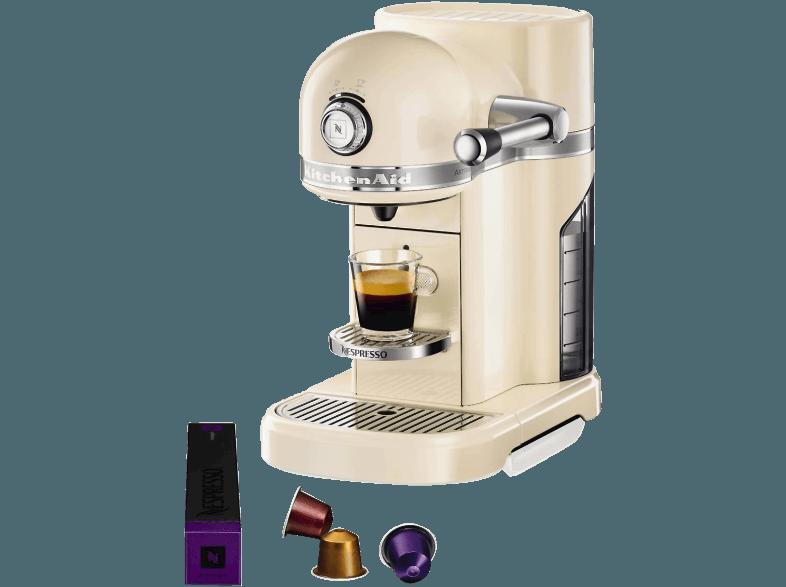 KITCHENAID 5KES0504EAC/4 Nespresso Kapselmaschine mit Aeroccino Almond Cream, KITCHENAID, 5KES0504EAC/4, Nespresso, Kapselmaschine, Aeroccino, Almond, Cream