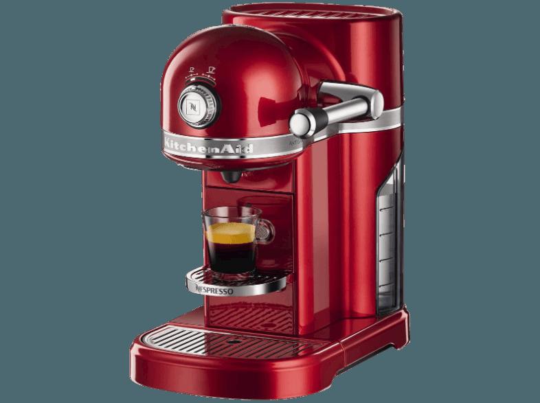 KITCHENAID 5KES0504ECA/4 Nespresso Kapselmaschine mit Aeroccino Candy Apple