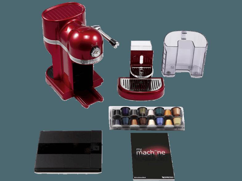 KITCHENAID 5KES0504ECA/4 Nespresso Kapselmaschine mit Aeroccino Candy Apple, KITCHENAID, 5KES0504ECA/4, Nespresso, Kapselmaschine, Aeroccino, Candy, Apple