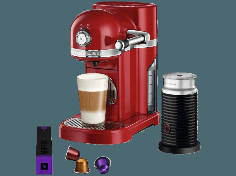 KITCHENAID 5KES0504EER/4 Nespresso Kapselmaschine mit Aeroccino Empire Red