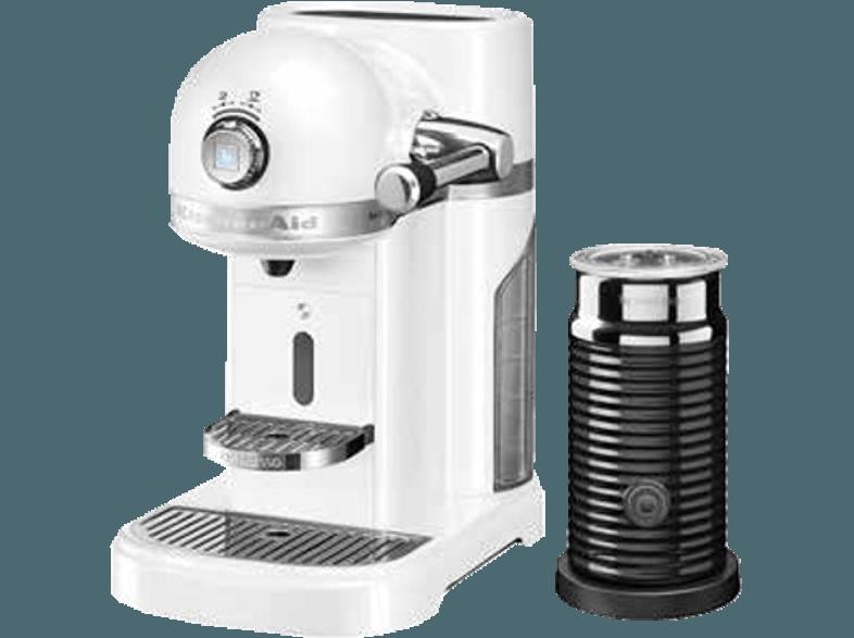 KITCHENAID 5KES0504EFP/4 Nespresso Kapselmaschine mit Aeroccino Frosted Peal