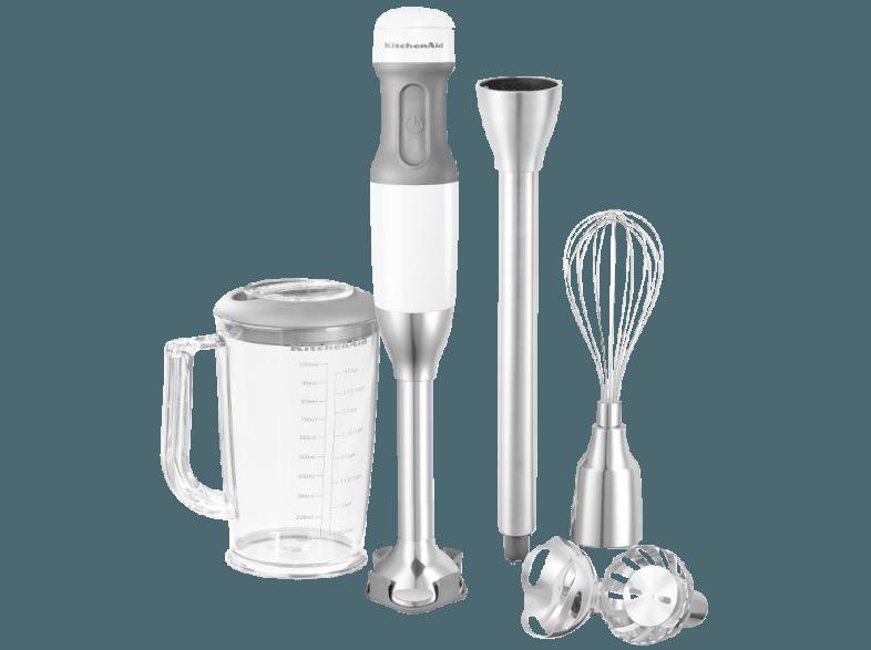 KITCHENAID 5KHB2531EWH0 Stabmixer Weiß (180 Watt), KITCHENAID, 5KHB2531EWH0, Stabmixer, Weiß, 180, Watt,