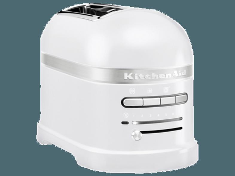 KITCHENAID 5KMT2204EFP Artisan Toaster Weiß/Silber (1.25 kW, Schlitze: 2), KITCHENAID, 5KMT2204EFP, Artisan, Toaster, Weiß/Silber, 1.25, kW, Schlitze:, 2,