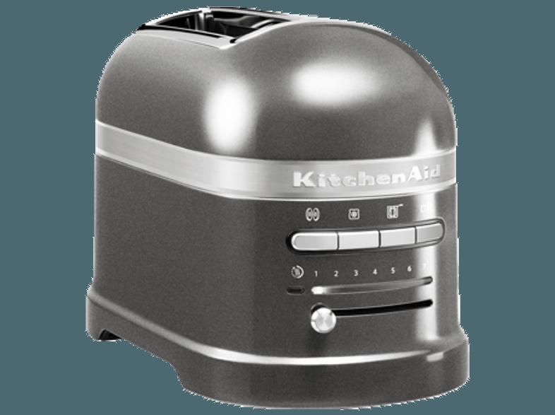 KITCHENAID 5KMT2204EMS Artisan Toaster Silber (1.25 kW, Schlitze: 2), KITCHENAID, 5KMT2204EMS, Artisan, Toaster, Silber, 1.25, kW, Schlitze:, 2,