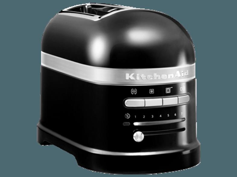 KITCHENAID 5KMT2204EOB Artisan Toaster Schwarz (1.25 kW, Schlitze: 2)