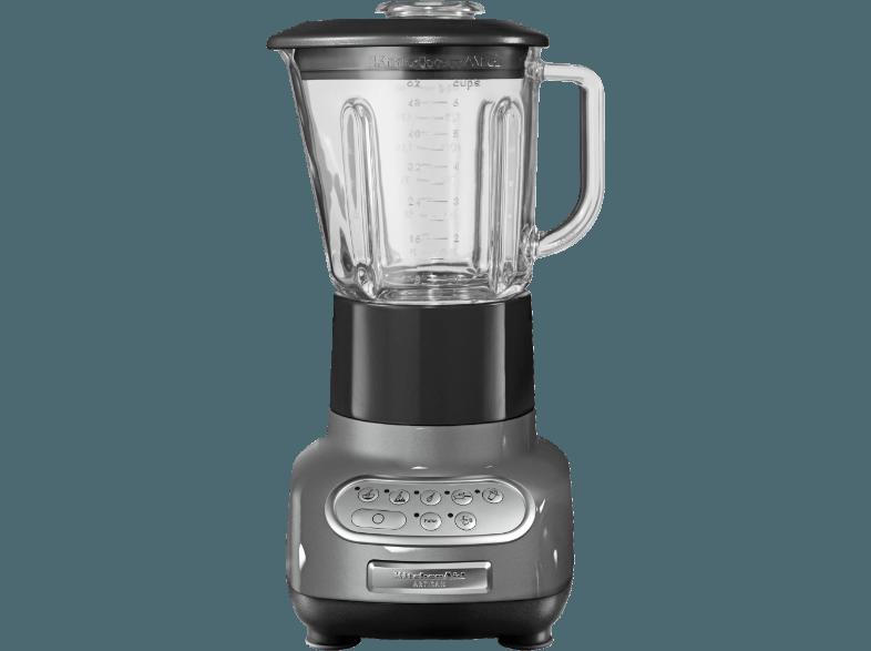 KITCHENAID 5KSB5553EMS Artisan Standmixer Silber (550 Watt, 1.5 Liter)