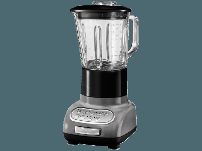 KITCHENAID 5KSB5553EMS Artisan Standmixer Silber (550 Watt, 1.5 Liter)