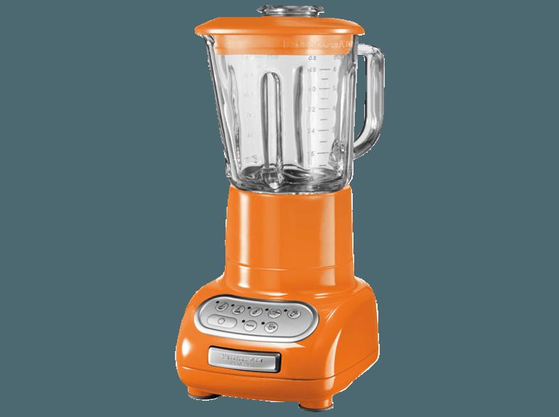 KITCHENAID 5KSB5553ETG Artisan Standmixer Tangerine (550 Watt, 1.5 L), KITCHENAID, 5KSB5553ETG, Artisan, Standmixer, Tangerine, 550, Watt, 1.5, L,