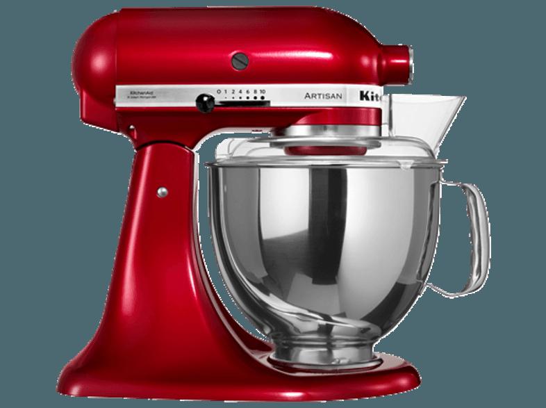 KITCHENAID 5KSM150PSECA Artisan Küchenmaschine Rot 300 Watt