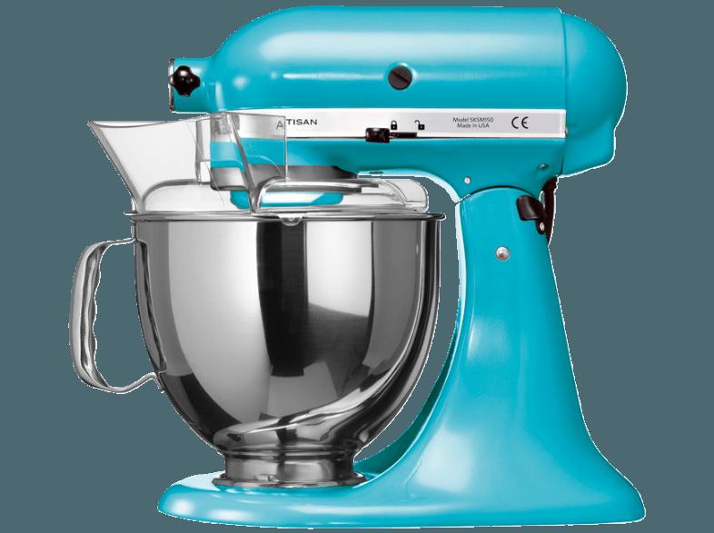 KITCHENAID 5KSM150PSECL Artisan Küchenmaschine Blau 300 Watt