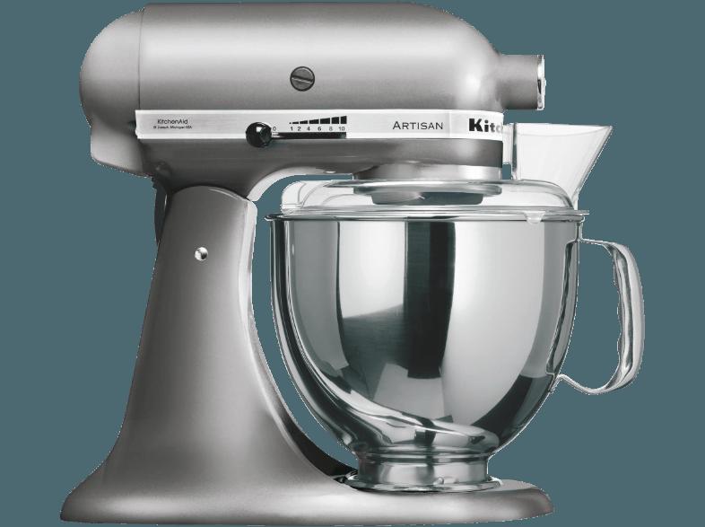 KITCHENAID 5KSM150PSEMS Artisan Küchenmaschine Silber 300 Watt