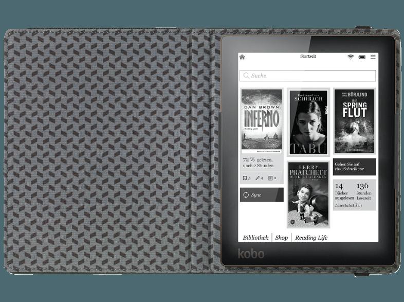 KOBO N514-AC-BK-O-PU Classic Cover KOBO AURA Bookcover-Hülle