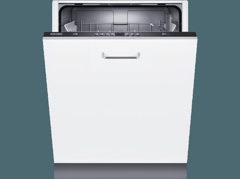 KOENIC KDW 64019 F-B Geschirrspüler (A  , 598 mm breit, 44 dB (A), Weiß)