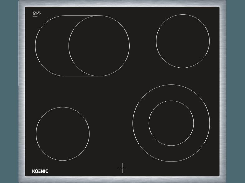 KOENIC KSCR 151 Einbauherdset (Elektro-Kochfeld, A, 67 Liter)