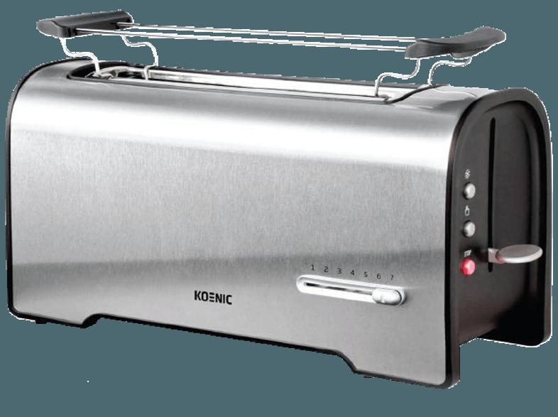 KOENIC KTO 110 Toaster Silber (900 Watt), KOENIC, KTO, 110, Toaster, Silber, 900, Watt,